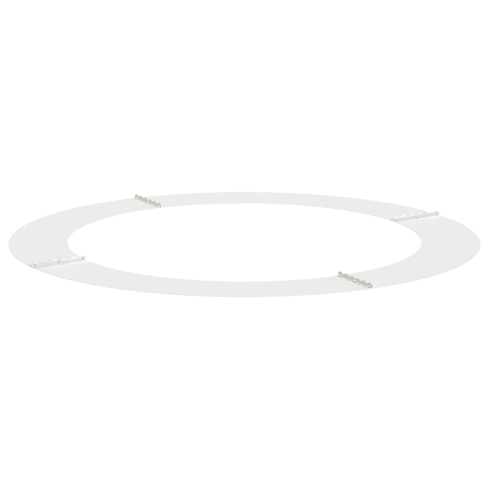vidaXL großer weißer Metallblumentopf Weiß Metall Groß Leicht Modern