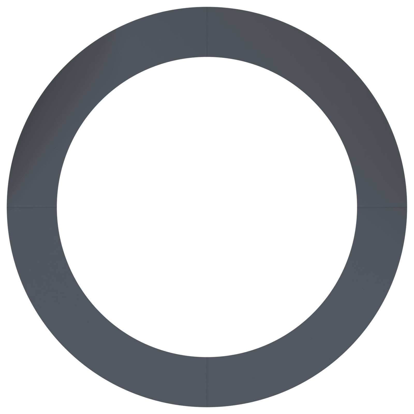 vidaXL Anthrazit Pflanzer Anthrazit Harz Groß Langlebig