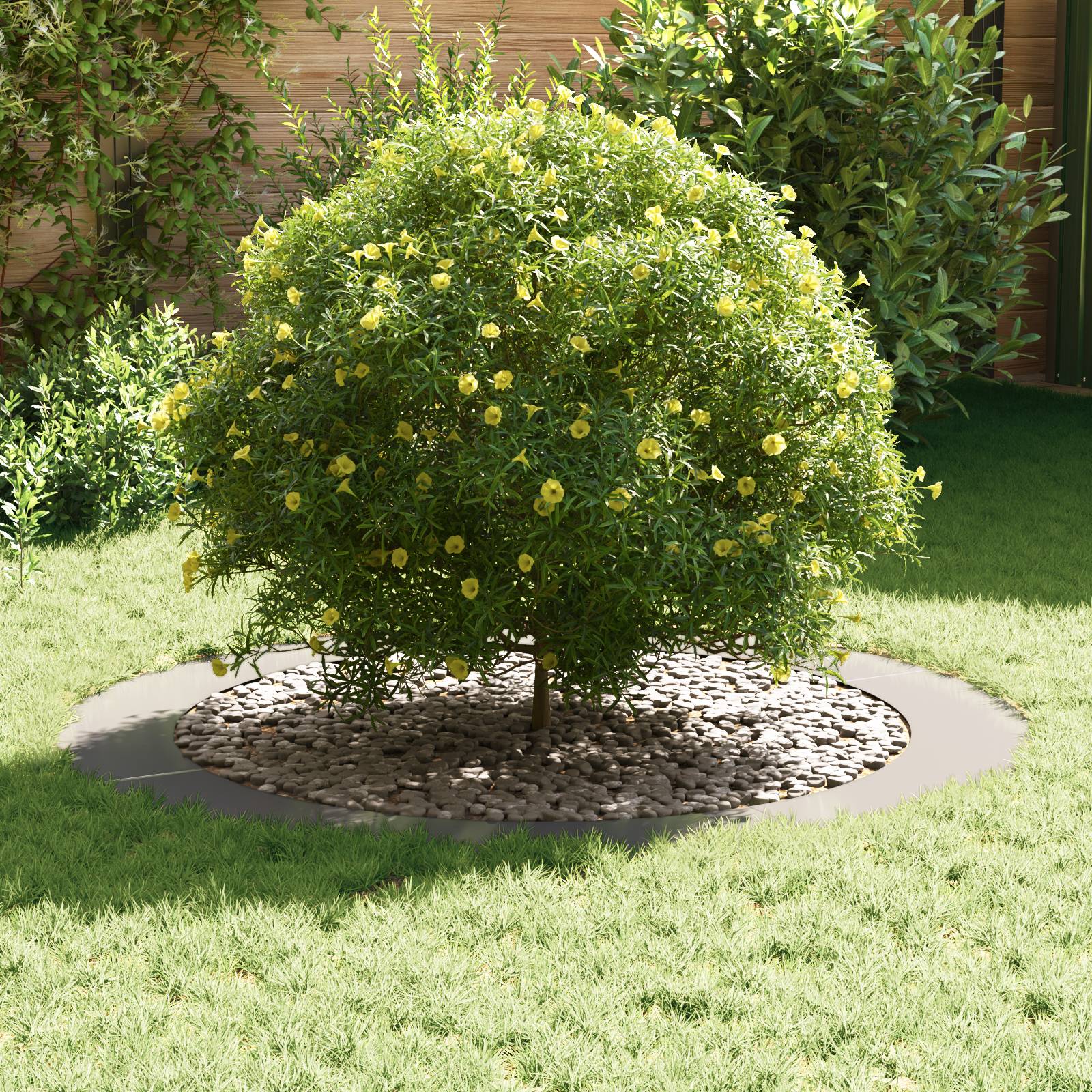 vidaXL Edelstahl Pflanzkübel Edelstahl Groß Dekorative Intarsien