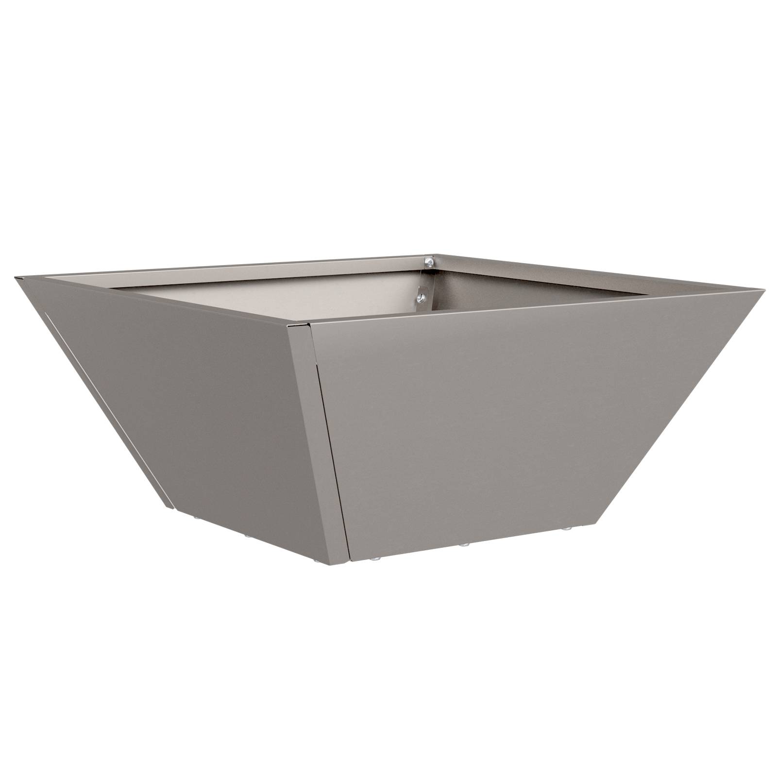 vidaXL Metallpflanzer Wetterfester Stahl 35 x 35 x 15 cm Langlebig