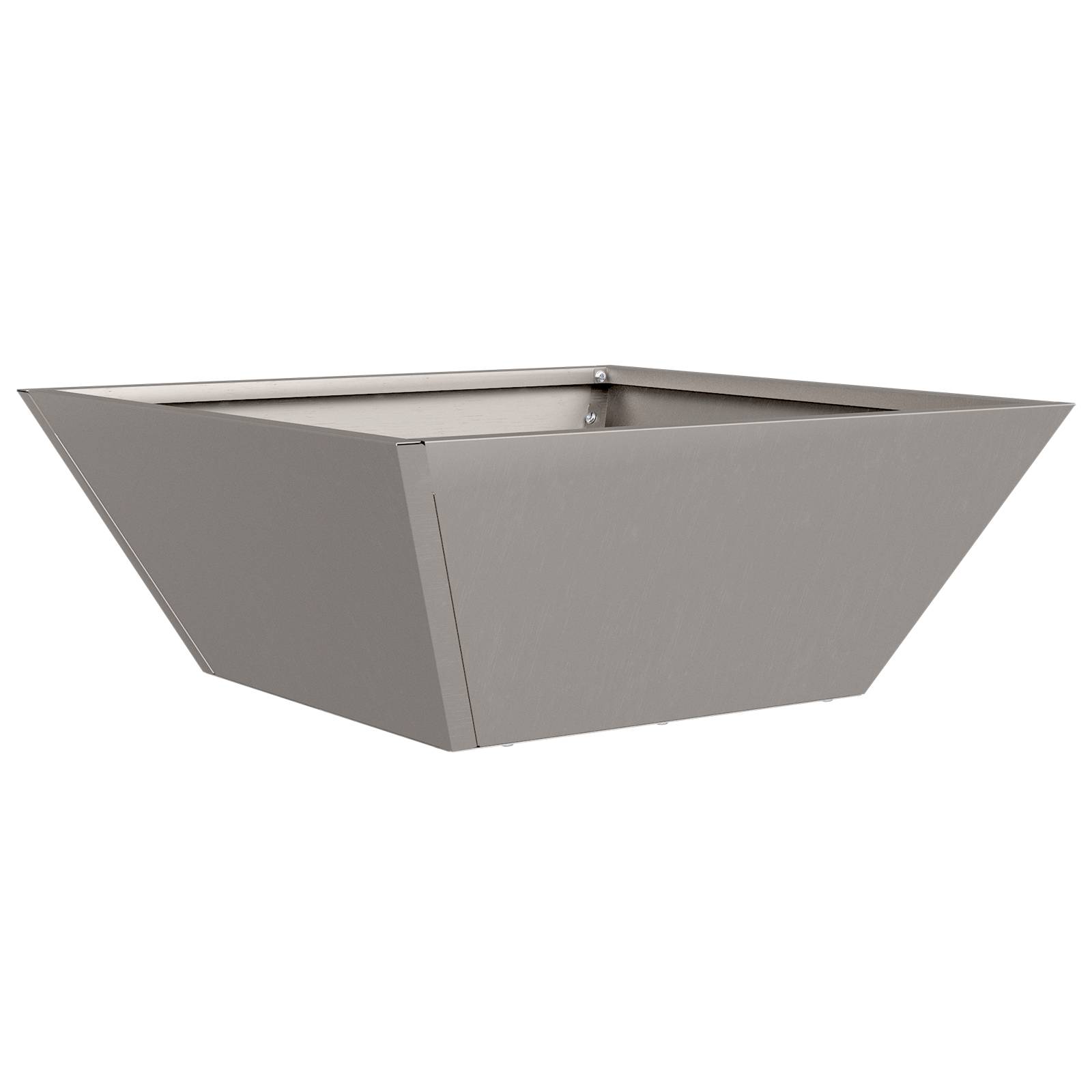 vidaXL Metallpflanzkübel Wetterstahl 40 x 40 x 15 cm Dekorative Intarsien