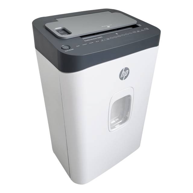 HP Pro Shredder Auto 200CC Aktenvernichter mit Partikelschnitt P-4 4 x 20 mm bis 200