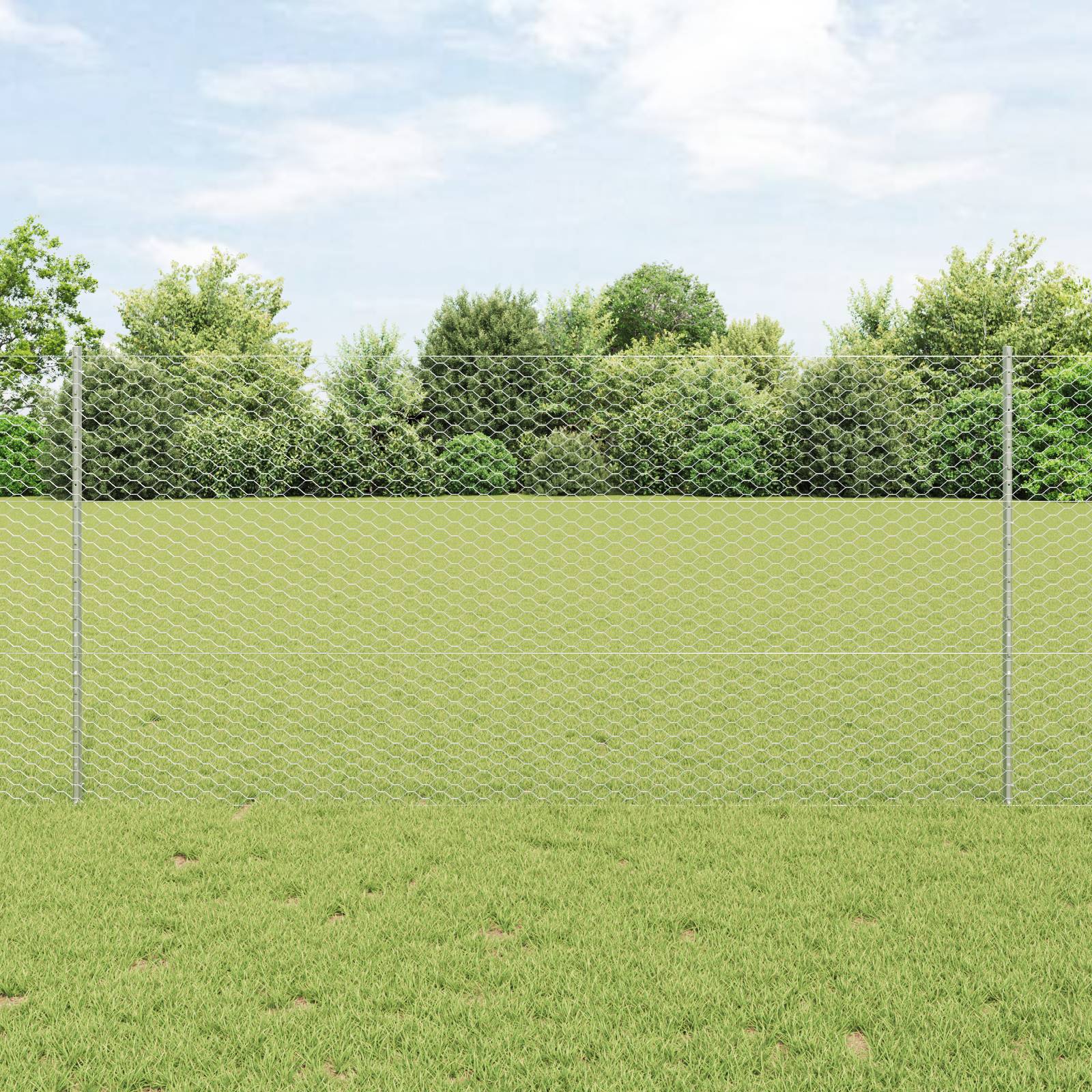 vidaXL Zaunpfosten 10 Stück U-Kanal 120 cm Verzinkter Stahl
