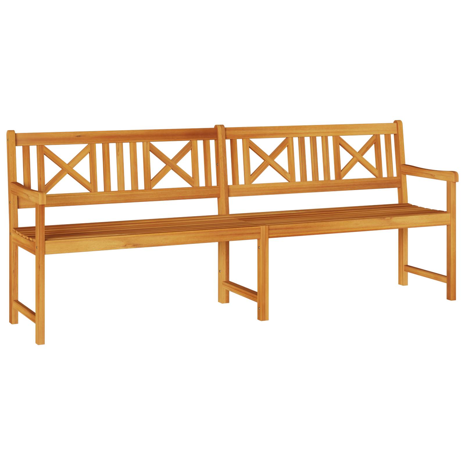 vidaXL Gartenbank 220x56x90 cm Massivholz Akazie