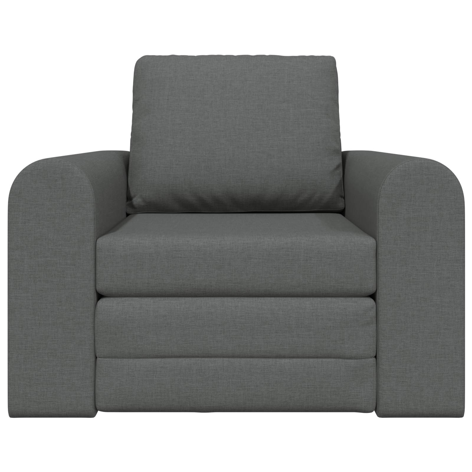 vidaXL Boden Sofa Bett 2-in-1 Dunkelgrau 98x71x83 cm Stoff