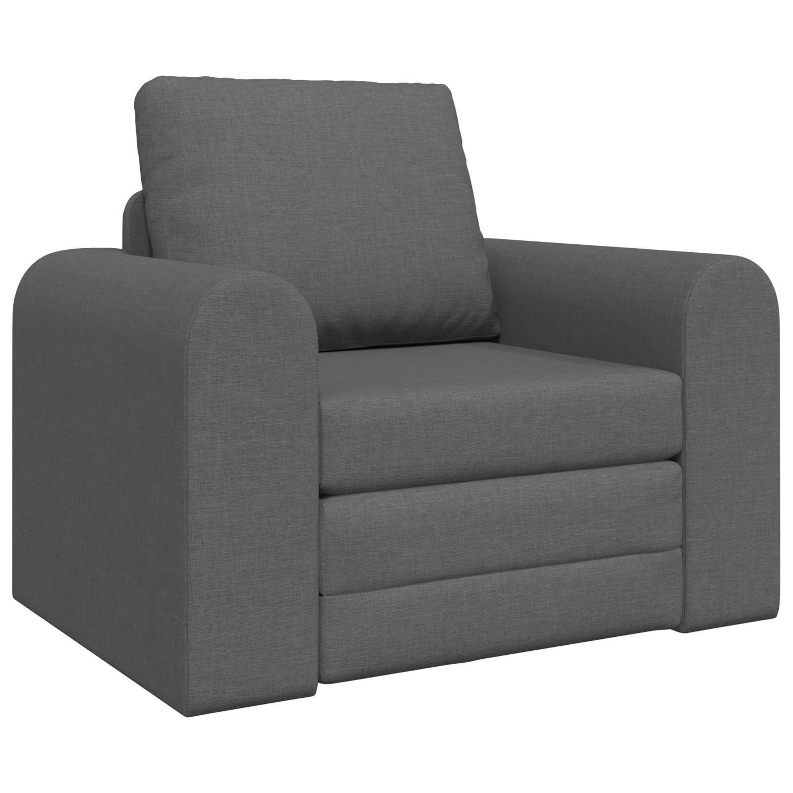 vidaXL Boden Sofa Bett 2-in-1 Dunkelgrau 98x71x83 cm Stoff