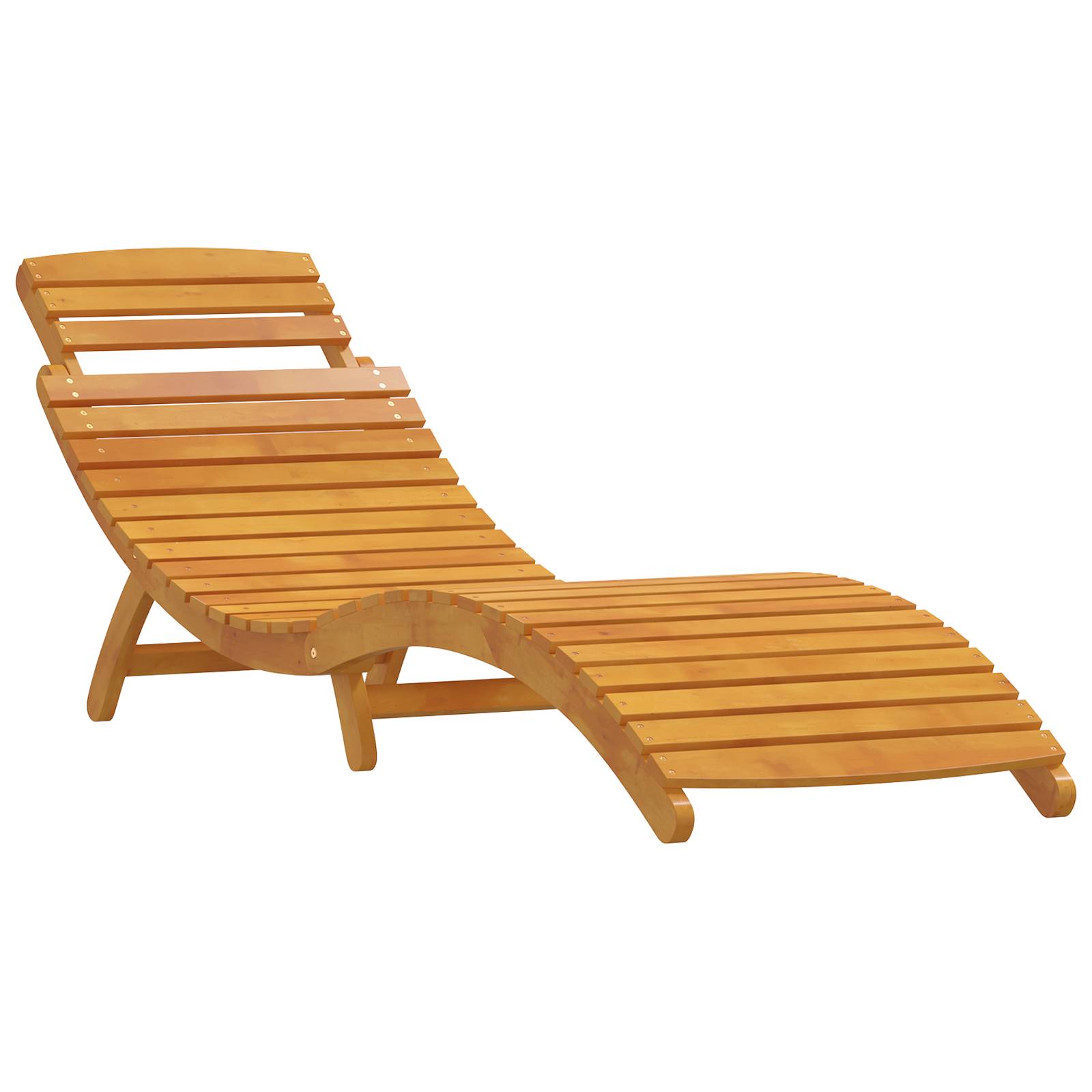 vidaXL Sonnenliegen 2 Stk. Massivholz Akazie