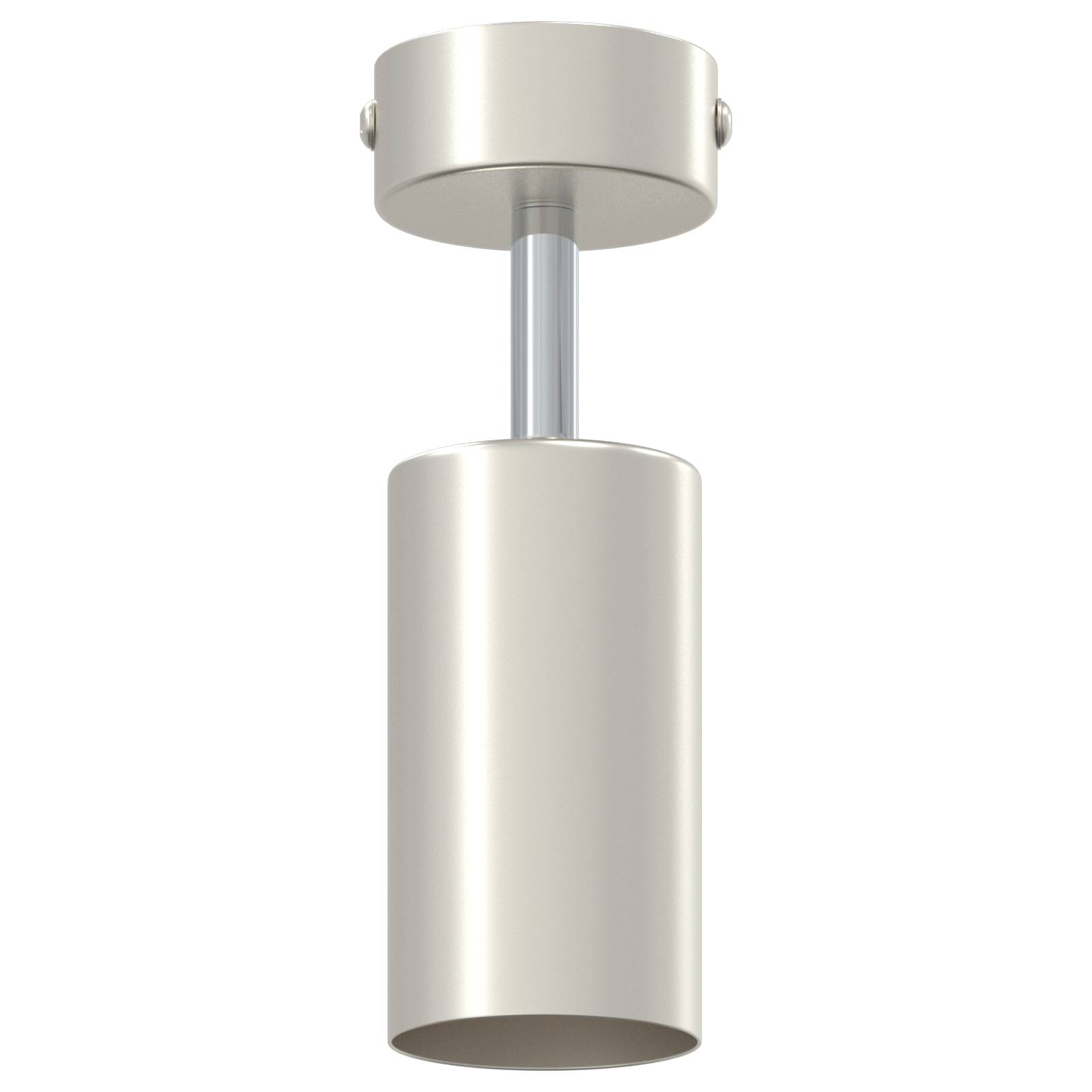 vidaXL Deckenstrahler 1-Flammig Verstellbar Gebürsteter Nickel GU10