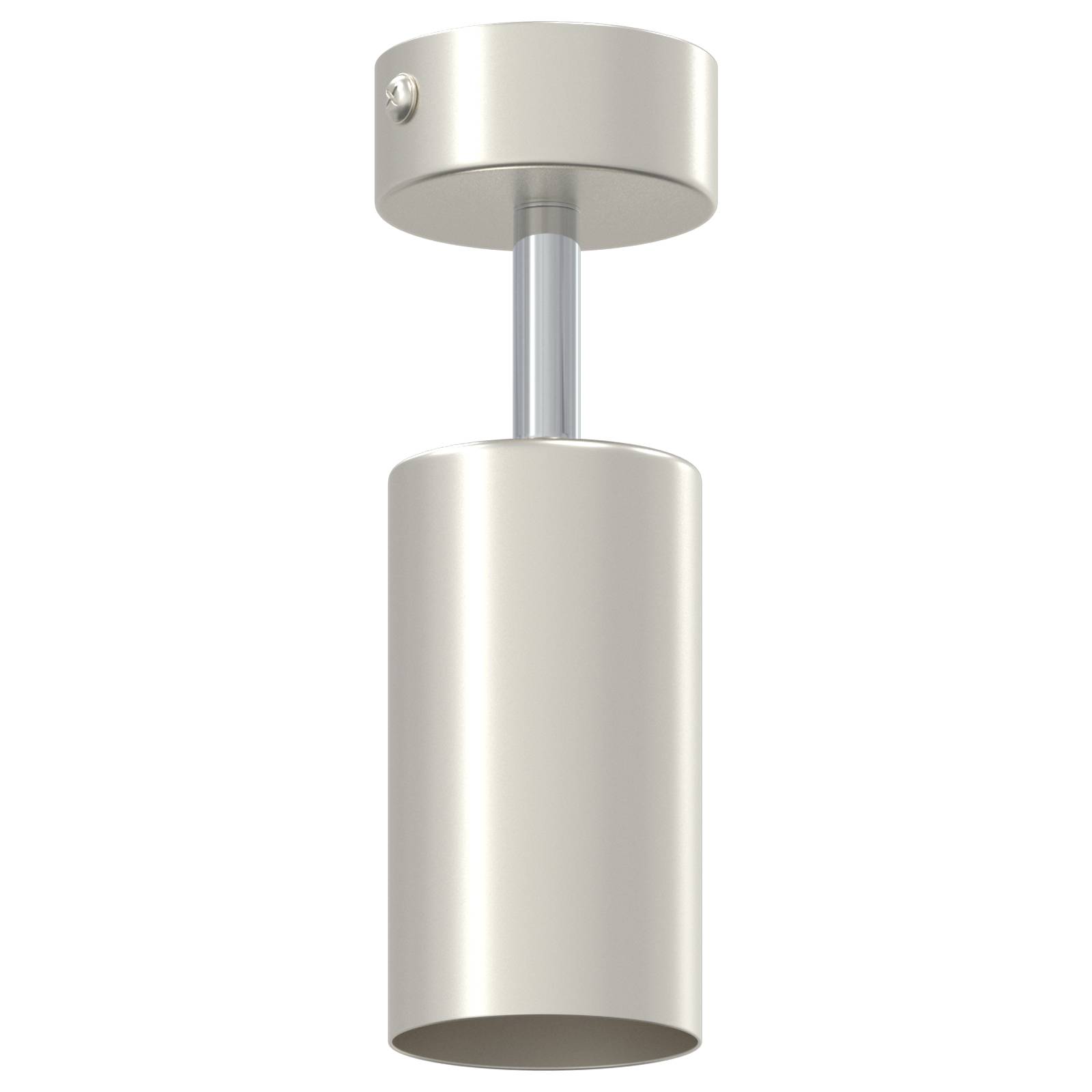 vidaXL Deckenstrahler 1-Flammig Verstellbar Gebürsteter Nickel GU10