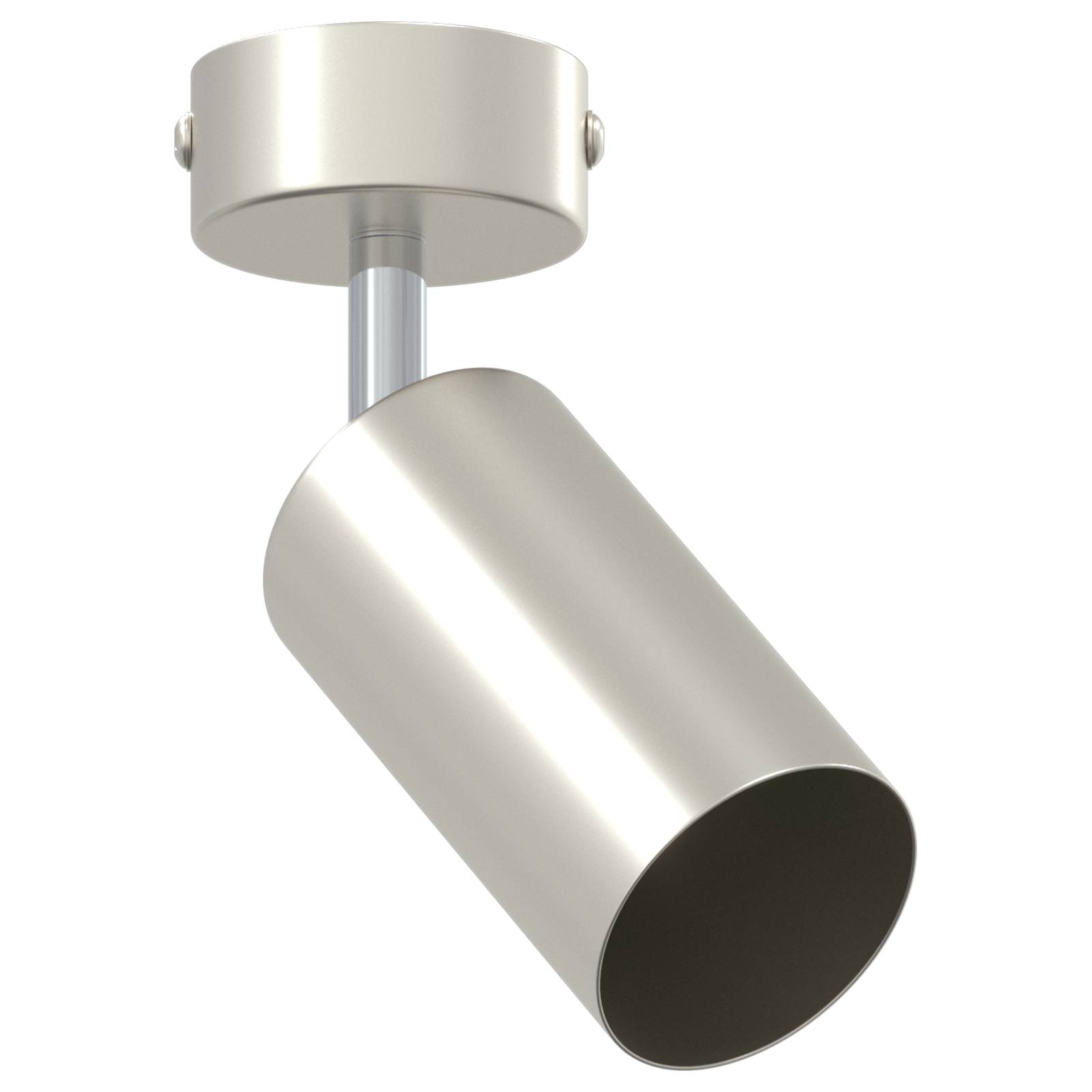 vidaXL Deckenstrahler 1-Flammig Verstellbar Gebürsteter Nickel GU10