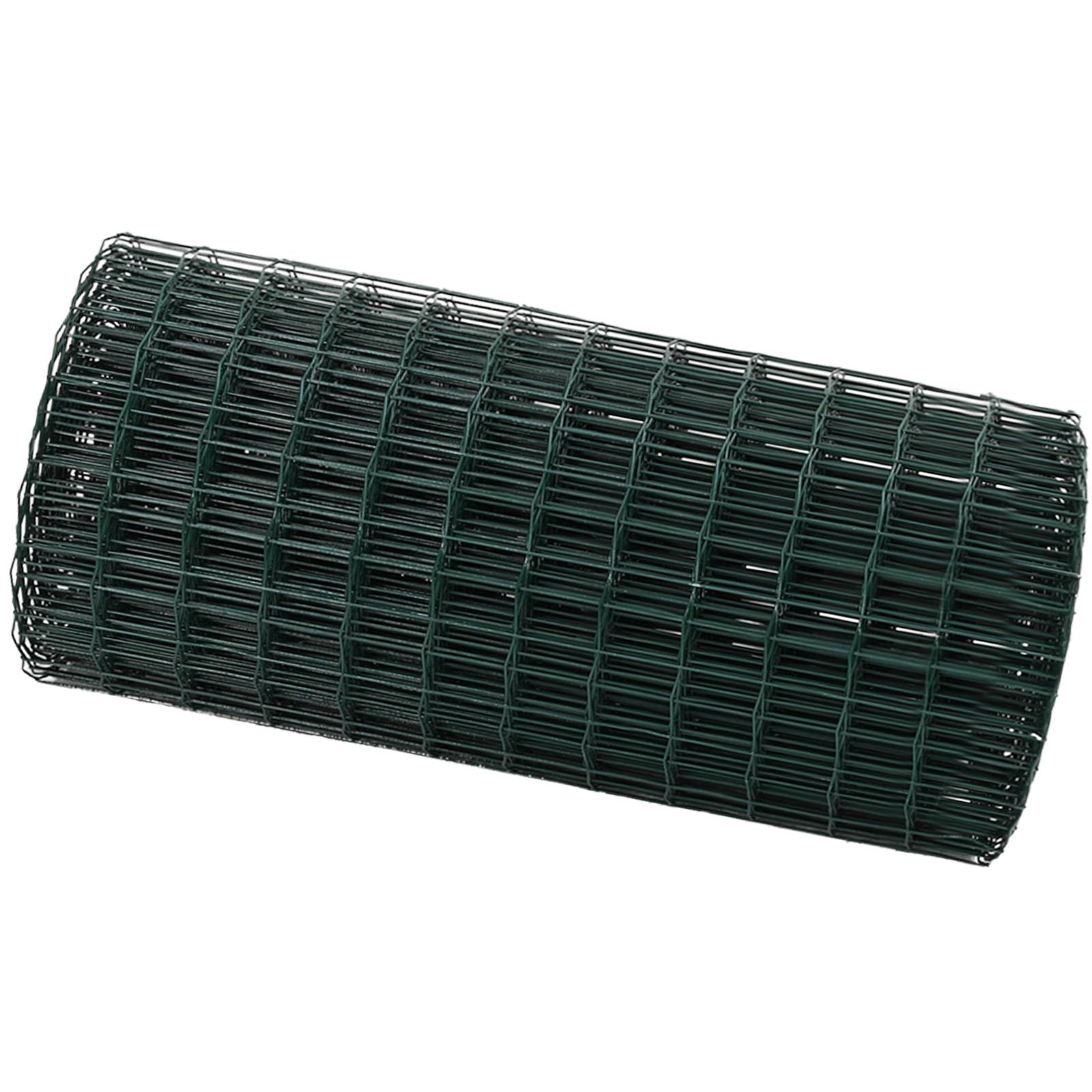 vidaXL Eurozaun Grün 0.4x10 m Stahl