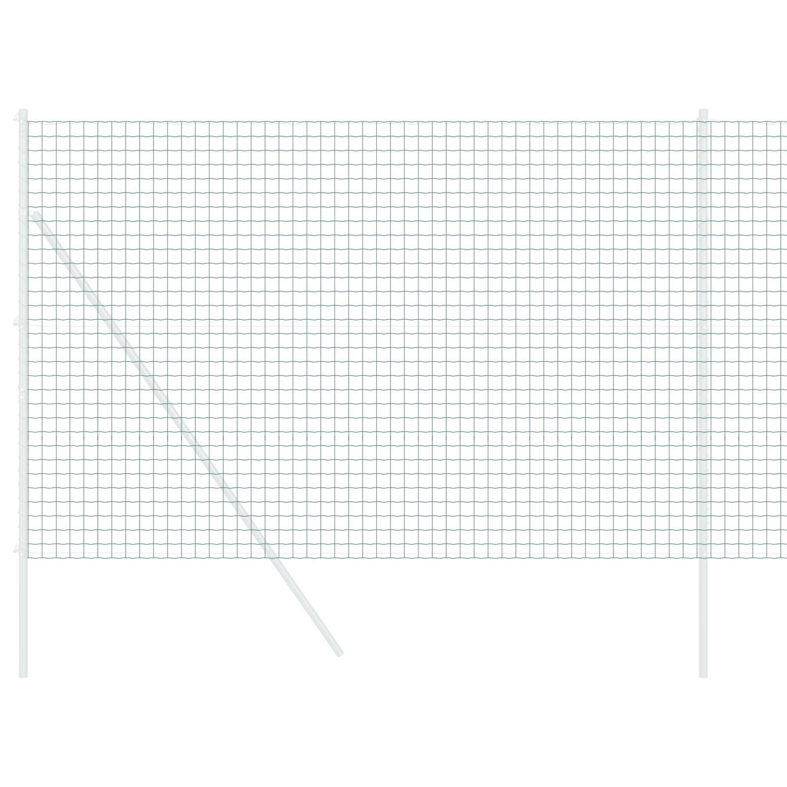 vidaXL Euro-Zaun Grün 1.5x10 m