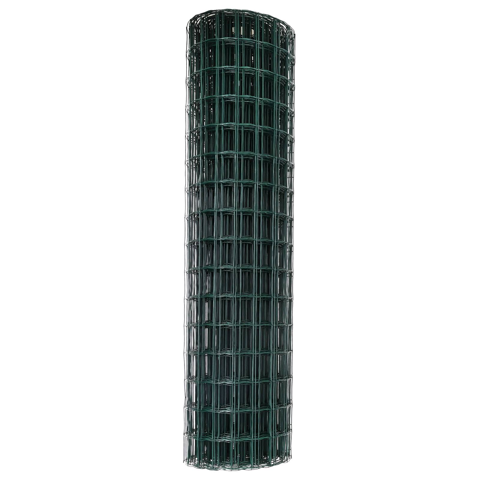 vidaXL Eurozaun Grün 1.2x25 m Stahl