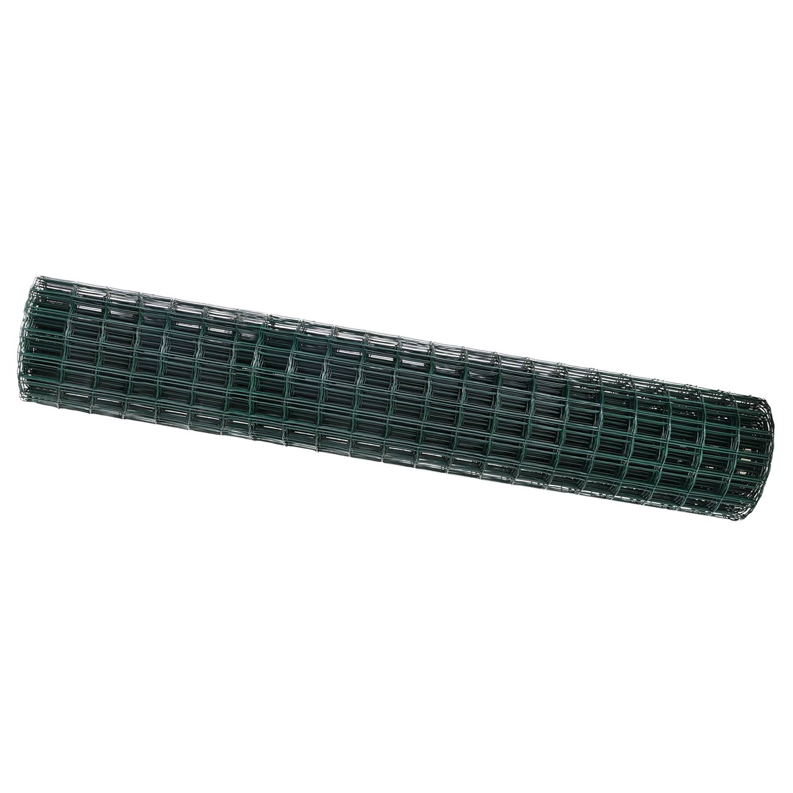 vidaXL Euro-Zaun Grün 1.6x10 m Stahl