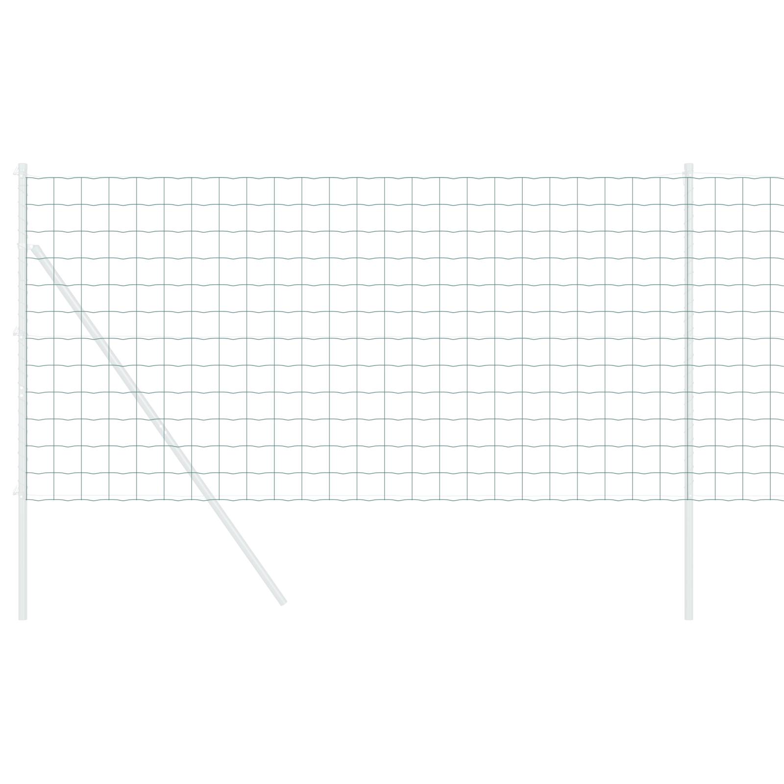 vidaXL Euro-Zaun Grün 1,4x10 m Stahl