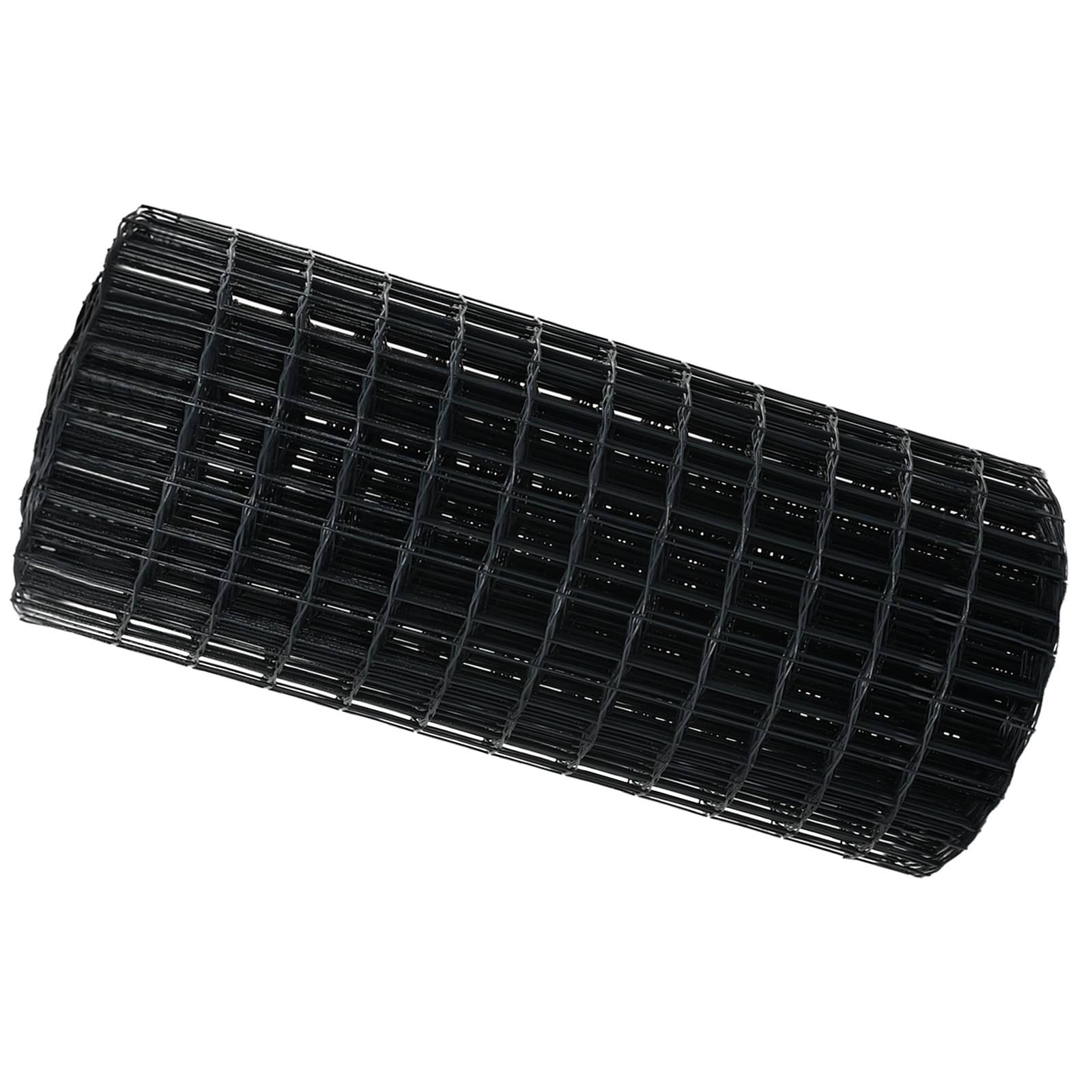vidaXL Euro-Zaun Grau 0,6x25 m Stahl