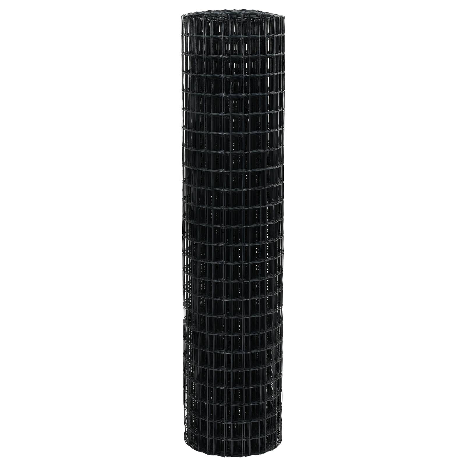 vidaXL Eurozaun Grau 1,2x25 m Stahl
