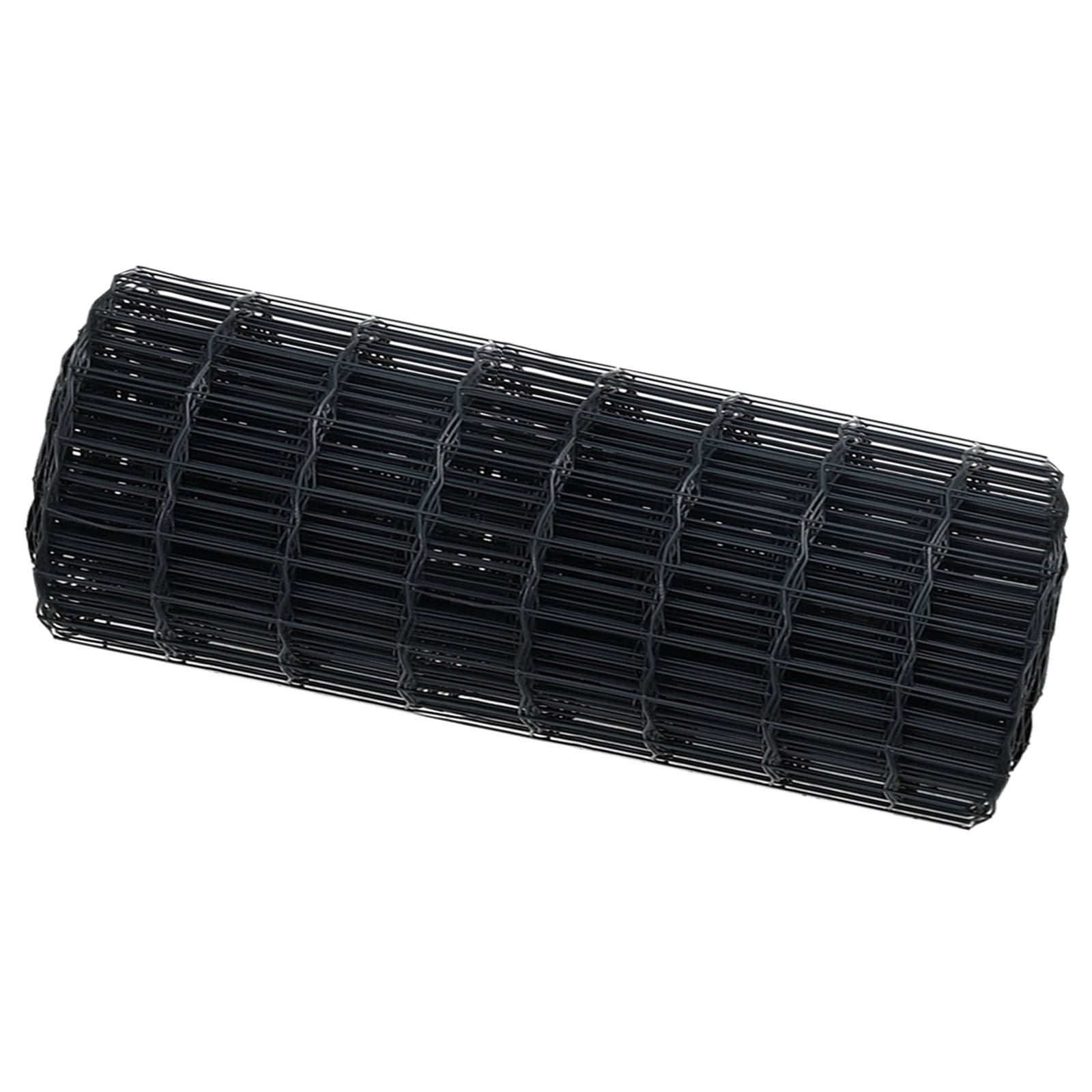 vidaXL Eurozaun Grau 0,6x25 m Stahl