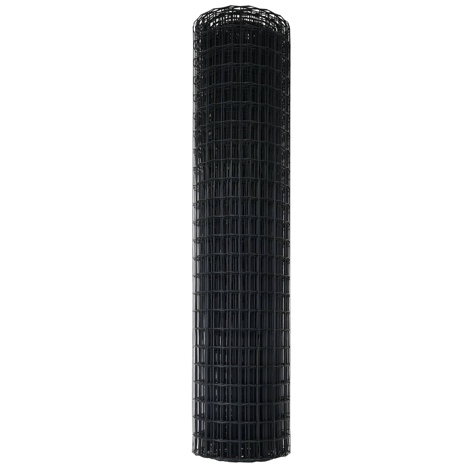 vidaXL Eurozaun Grau 1.2x10 m Stahl