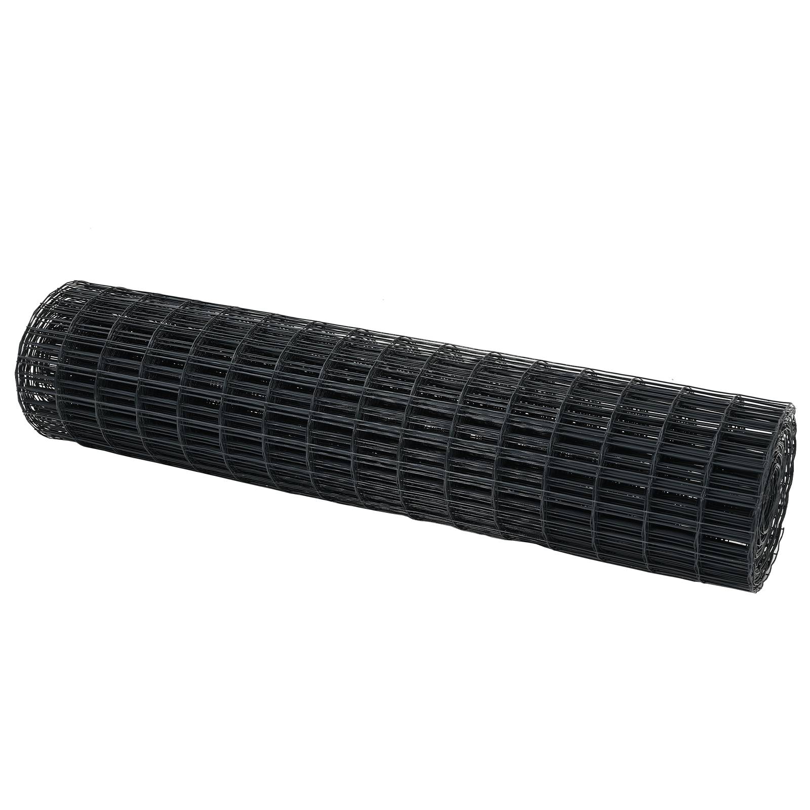 vidaXL Euro-Zaun Grau 1,4x10 m Stahl