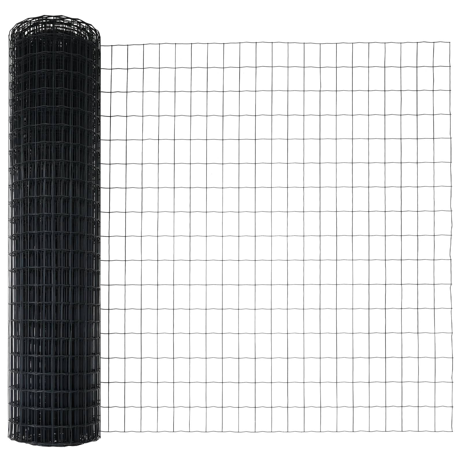 vidaXL Euro-Zaun Grau 1,4x10 m Stahl