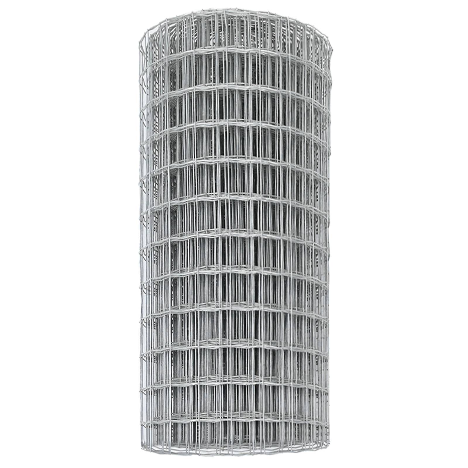 vidaXL Euro-Zaun 0,4x50 m Feuerverzinkter Stahl