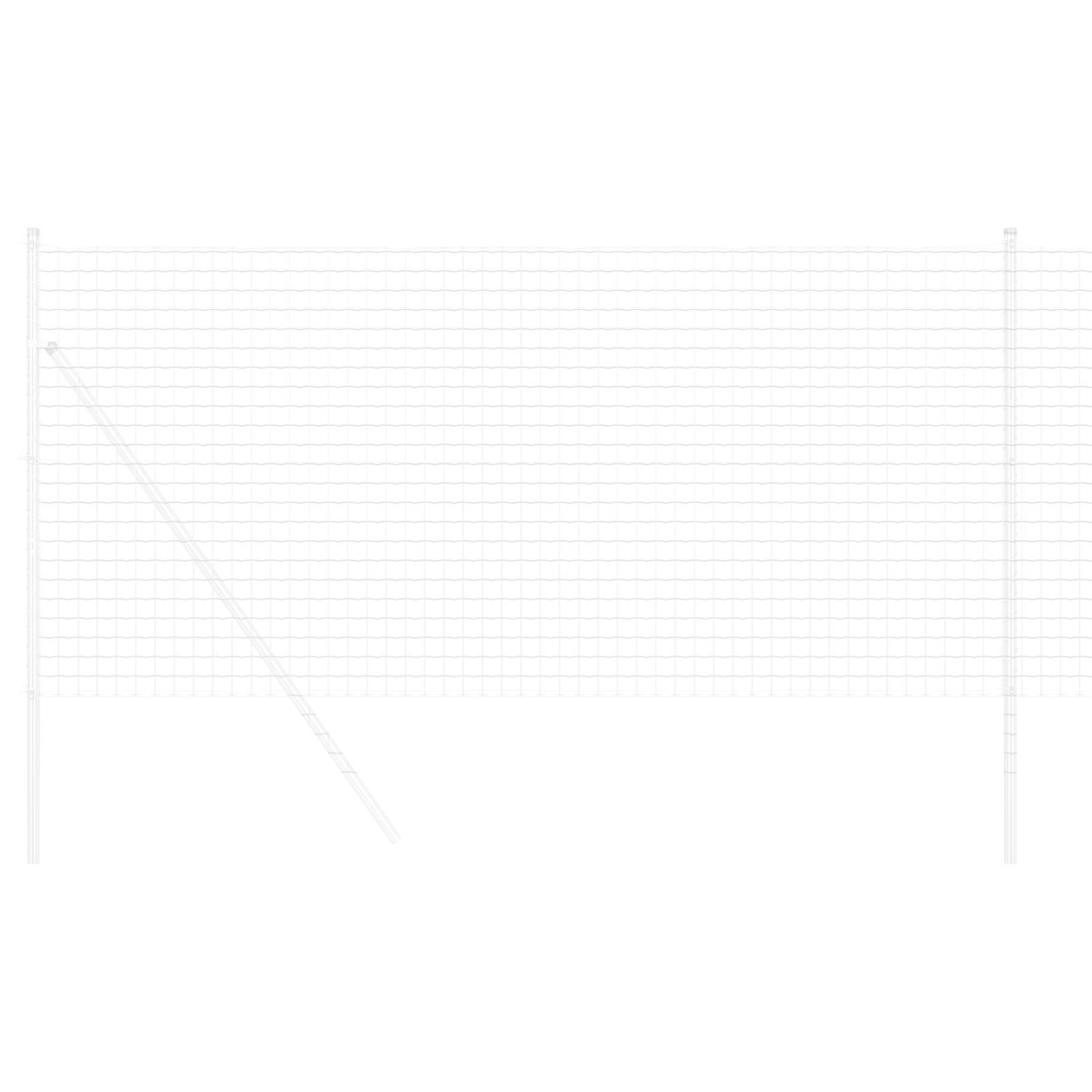 vidaXL Euro Zaun 1.2x10 m Galvanisierter Stahl
