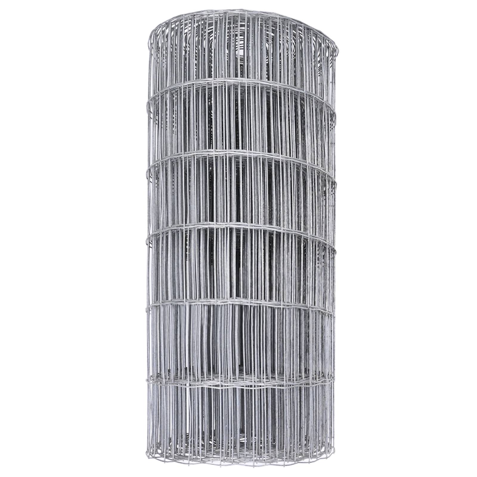 vidaXL Eurozaun 0.4x25 m verzinkter Stahl