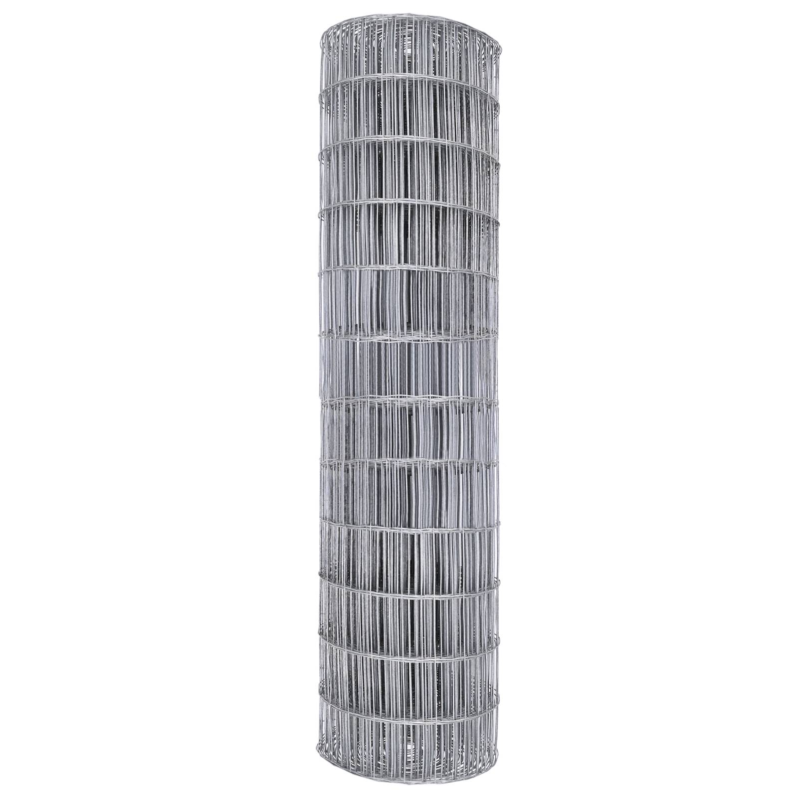 vidaXL Euro-Zaun 1,2x10 m Feuerverzinkter Stahl