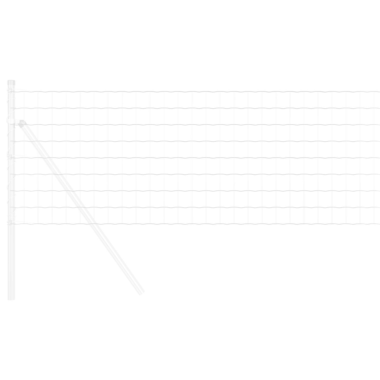 vidaXL Euro Zaun 0.4x25 m Galvanisierter Stahl