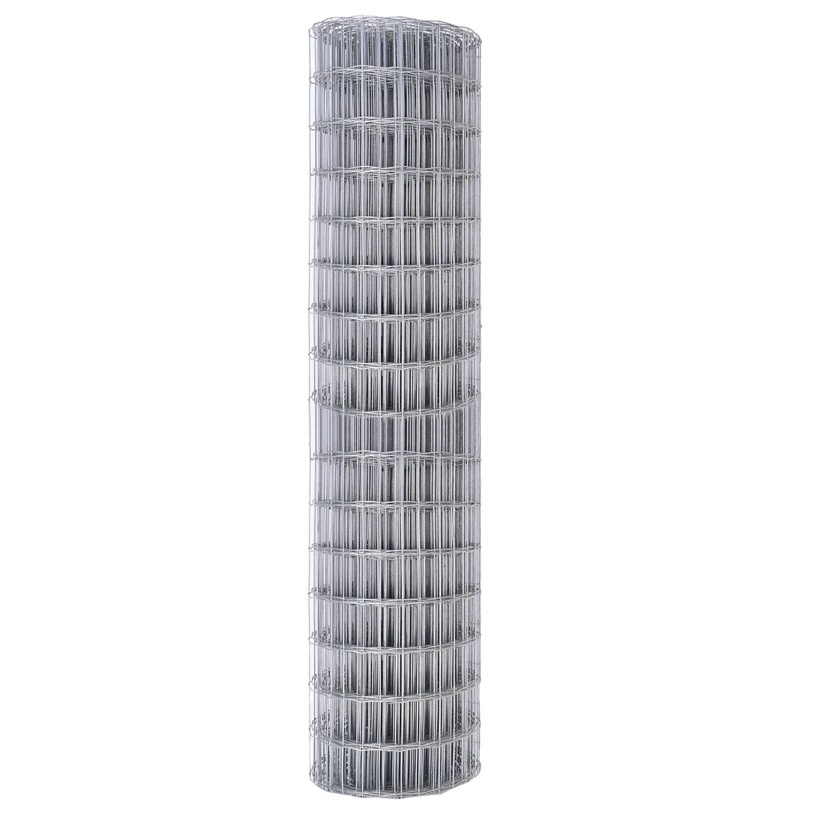 vidaXL Euro-Zaun 1x10 m feuerverzinkter Stahl