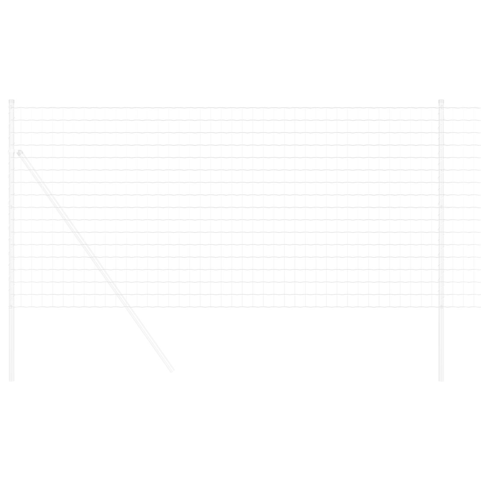 vidaXL Euro-Zaun 1,4x10 m Feuerverzinkter Stahl