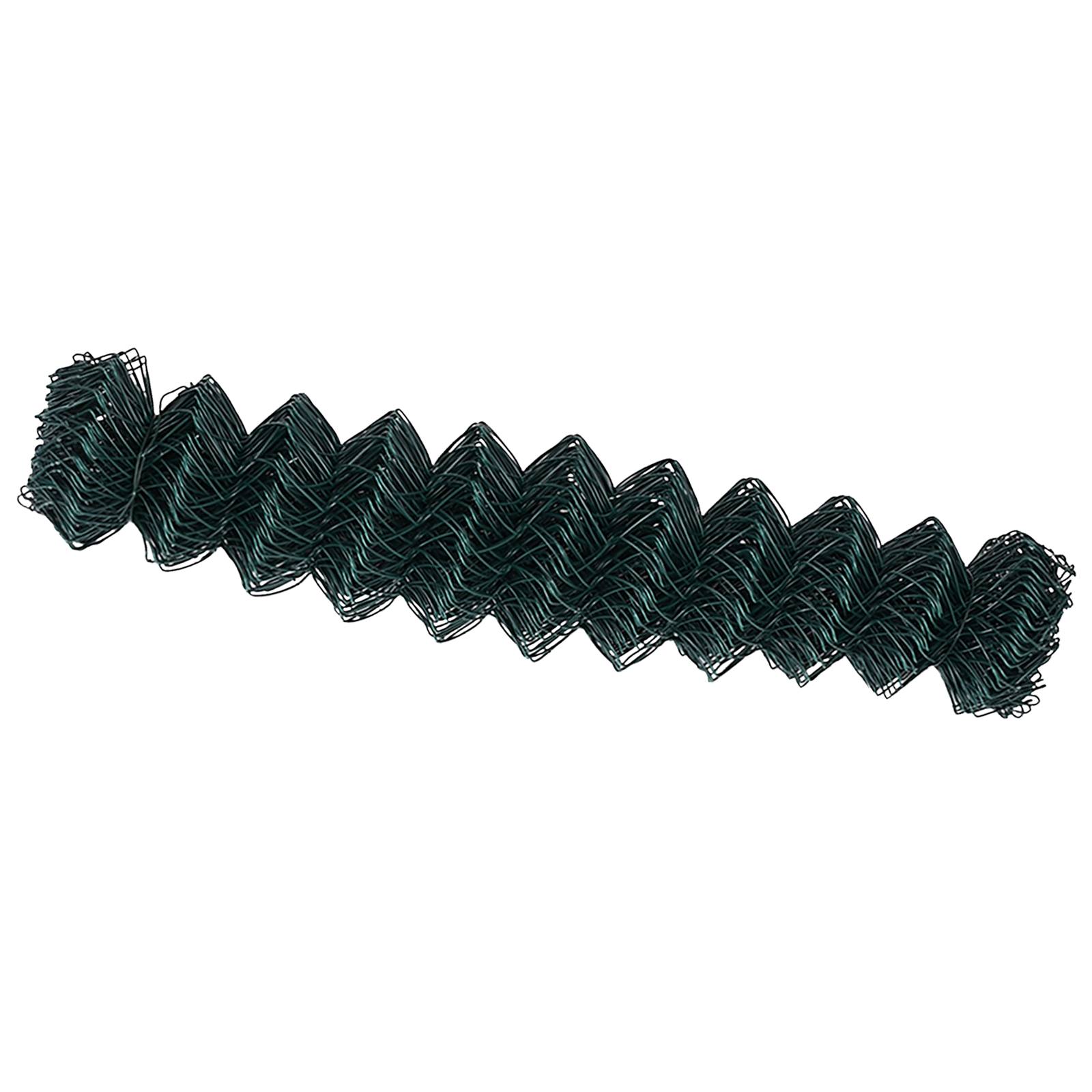 vidaXL Kettenzaun Grün 1x10 m Stahl