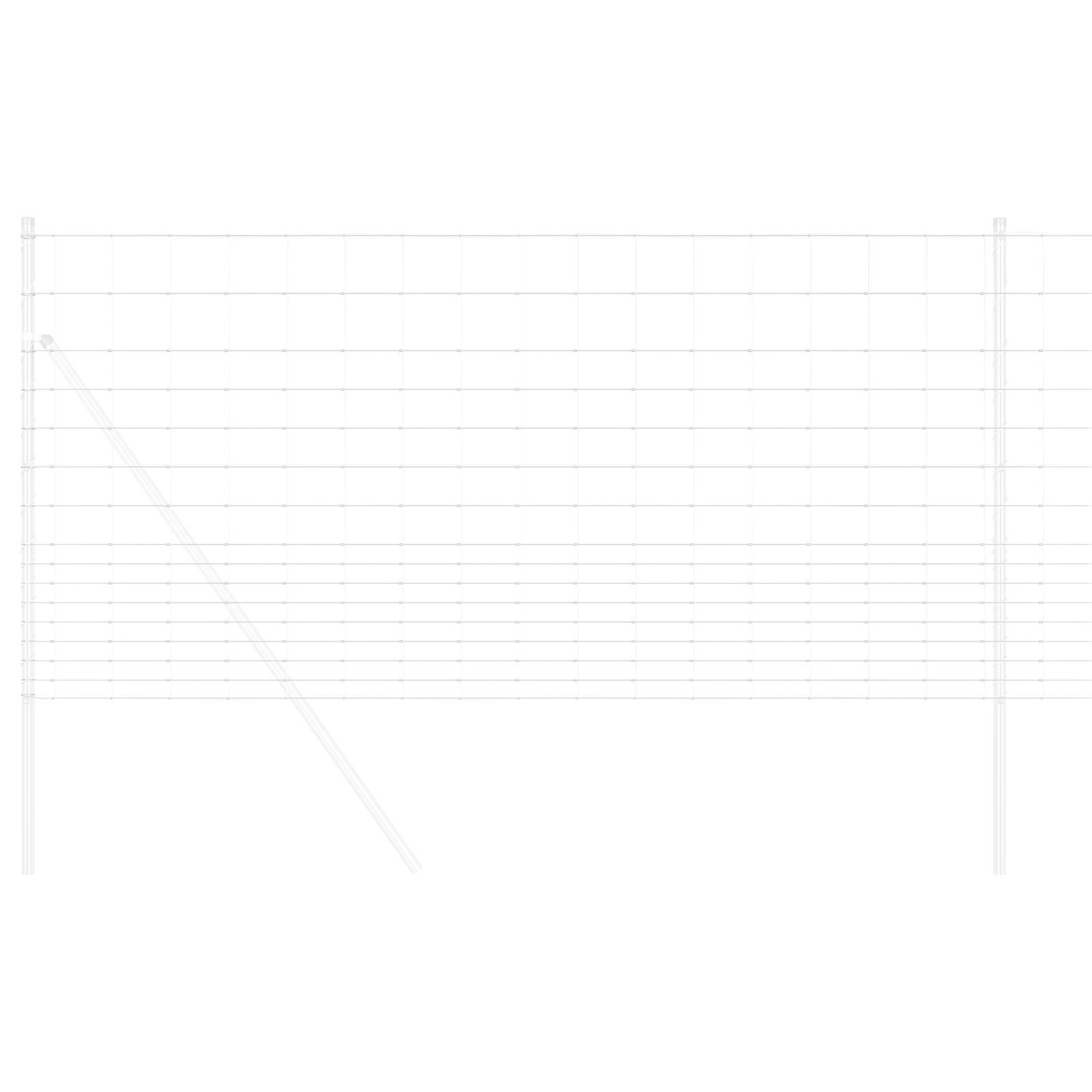 vidaXL Feldzaun 1,2x25 m Verzinkter Stahl