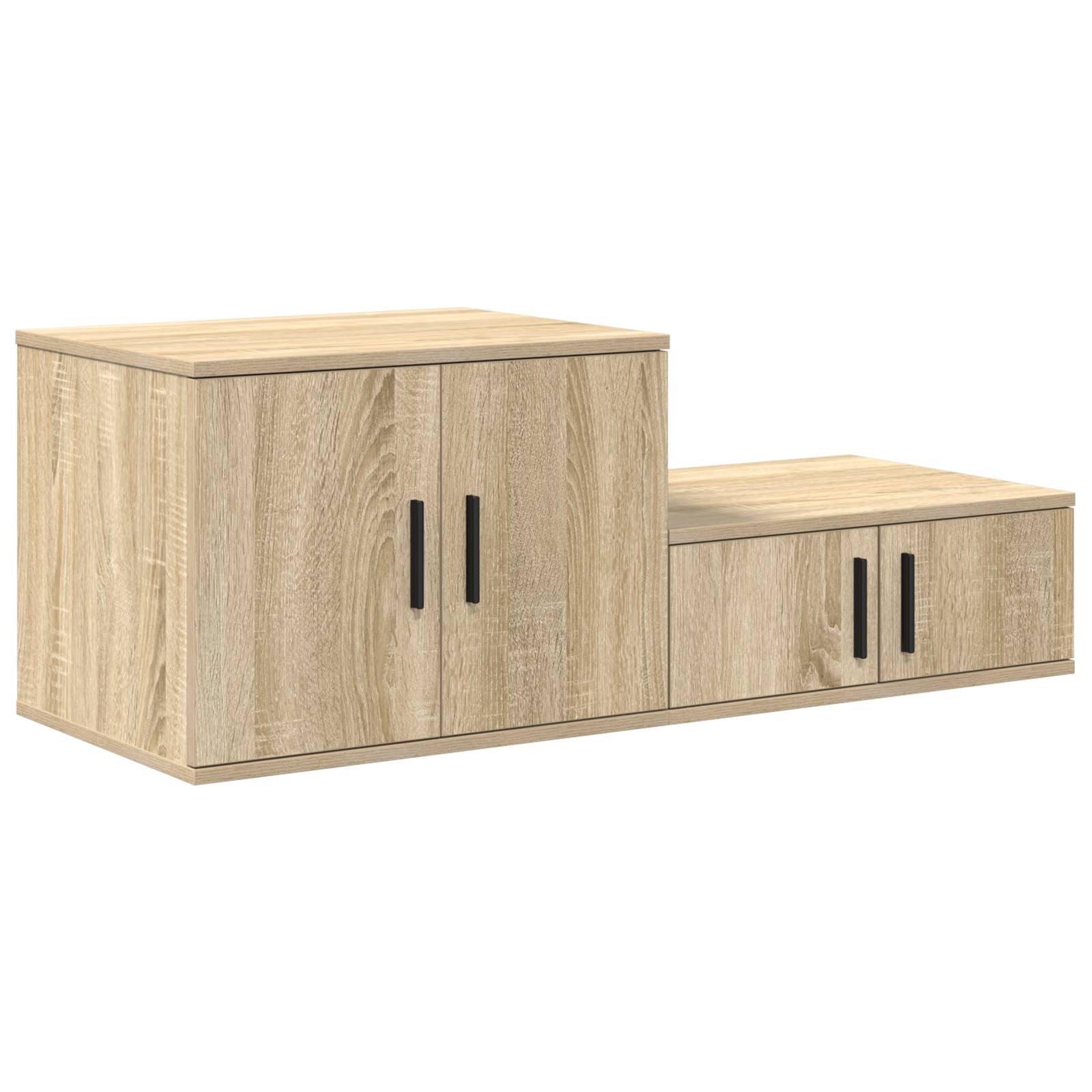 vidaXL Aufbewahrungsschrank Sonoma Eiche 108x41x40 cm Aus Holzwerkstoff
