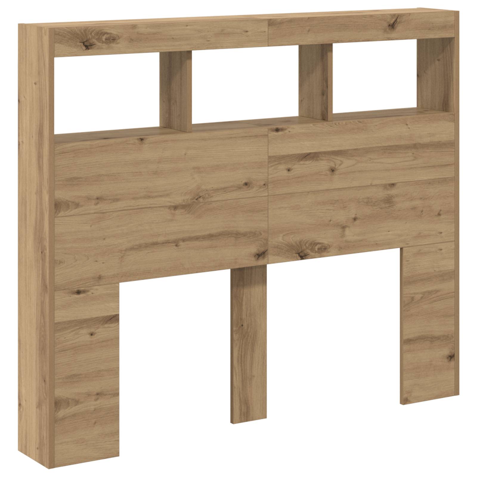 vidaXL Artisan Eichen Kopfteil Artisan Eiche Holzwerkstoff