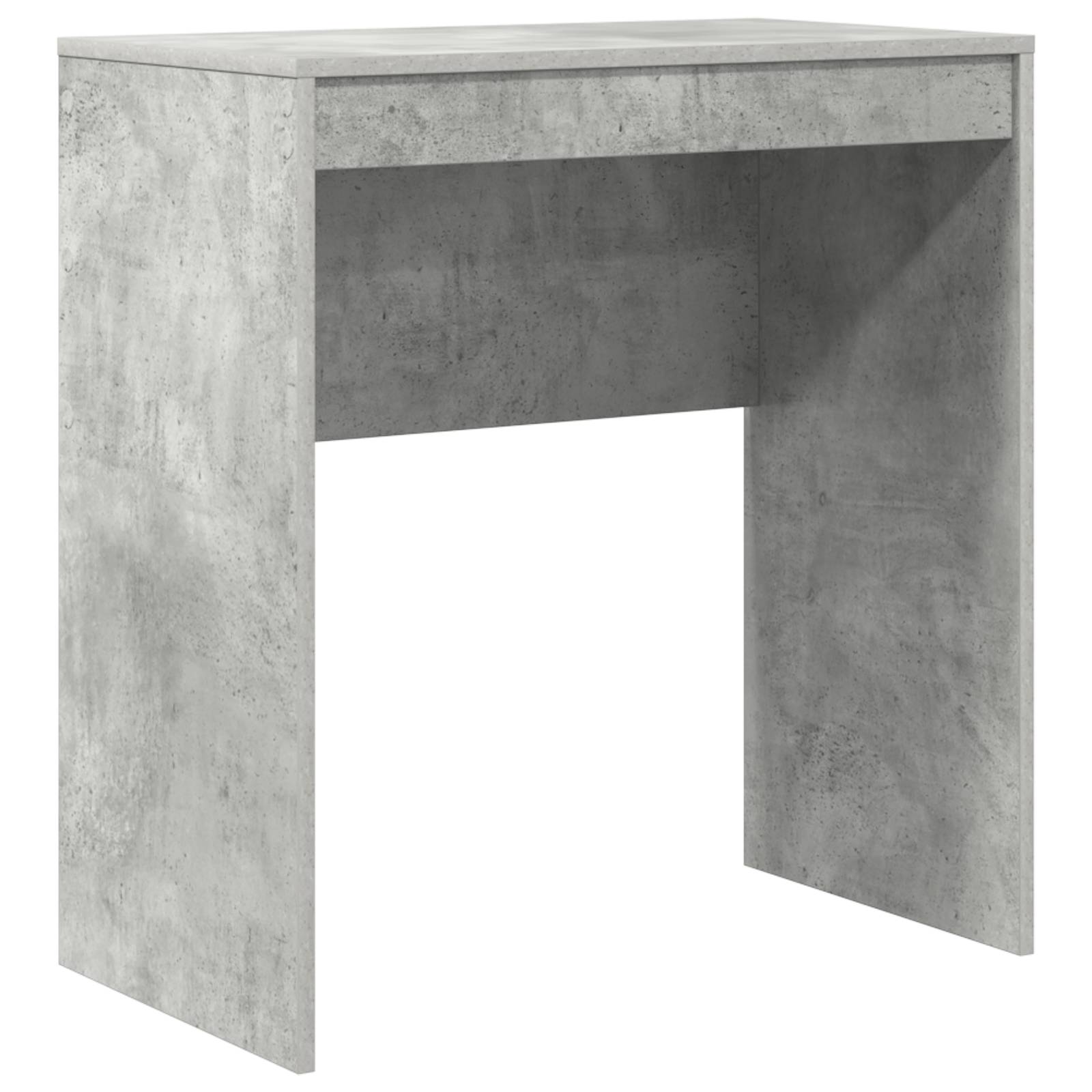 vidaXL Schreibtisch mit Stauraum Beton Grau Spanplatte