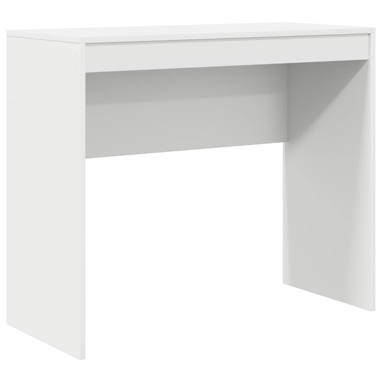 vidaXL Schreibtisch Weiß Holzwerkstoff Mittel Minimalistisch