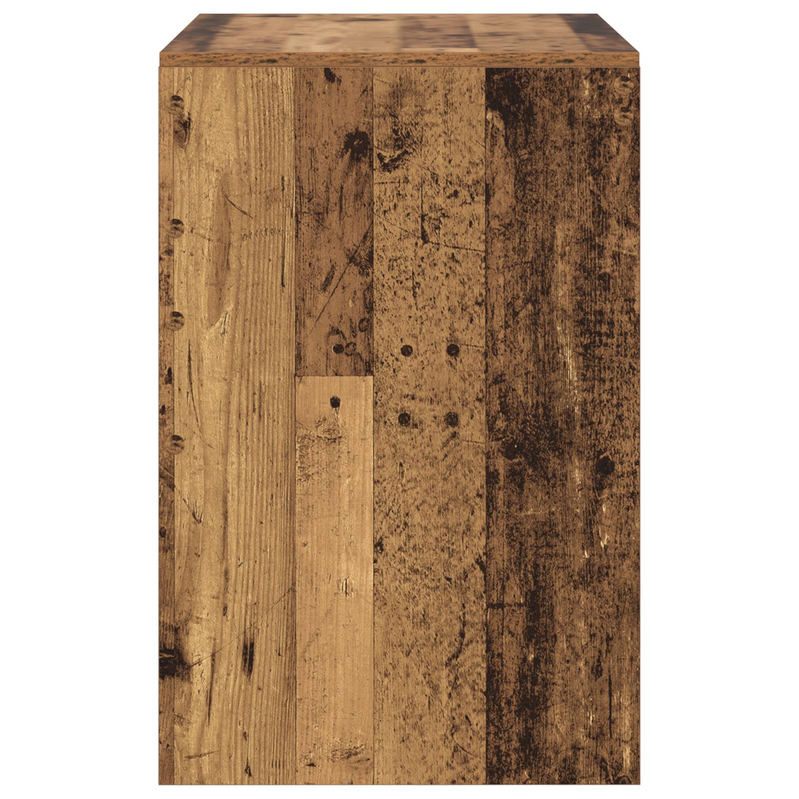 vidaXL Schreibtisch - Altholz Altholz Spanplatte 90 x 50 x 76 cm