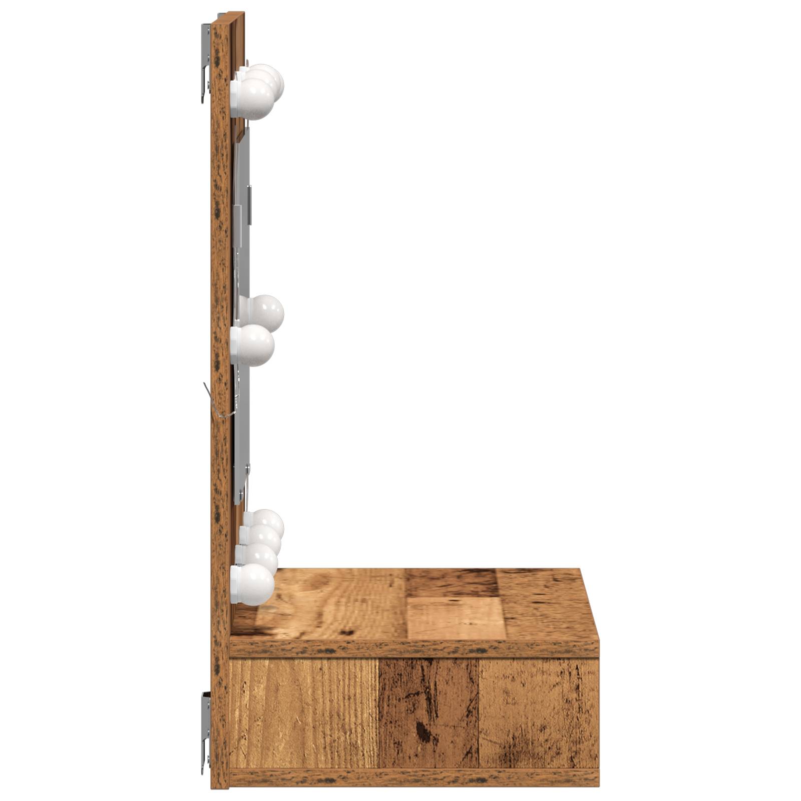 vidaXL Waschtisch Altes Holz Massives Altholz 60 x 31.5 x 62 cm