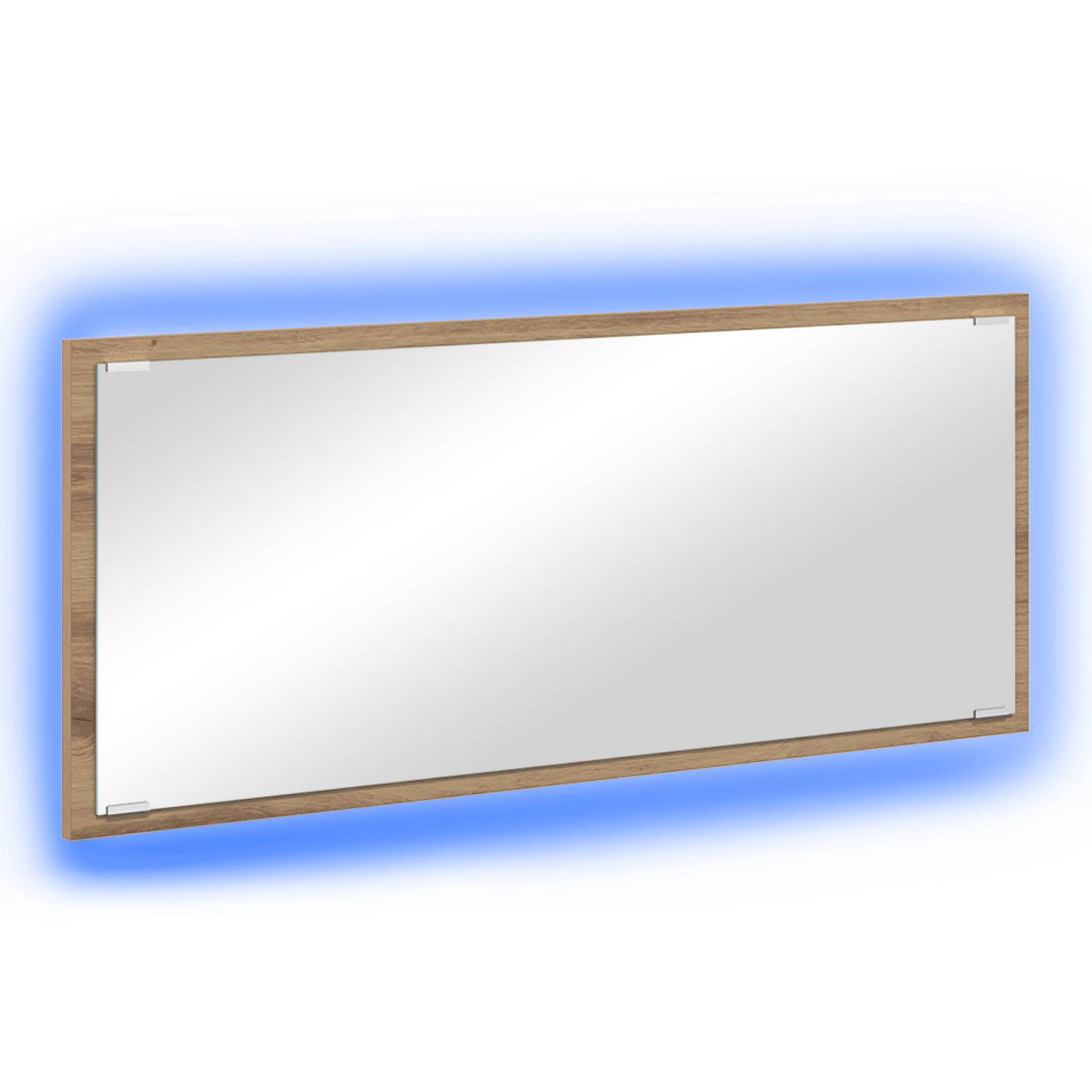 vidaXL Badezimmerspiegel Artisan Eiche Holzwerkstoff, Glas