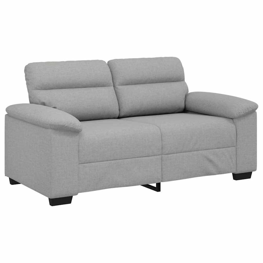 vidaXL 2-Sitzer-Sofa Wolkengrau 120 cm Stoff