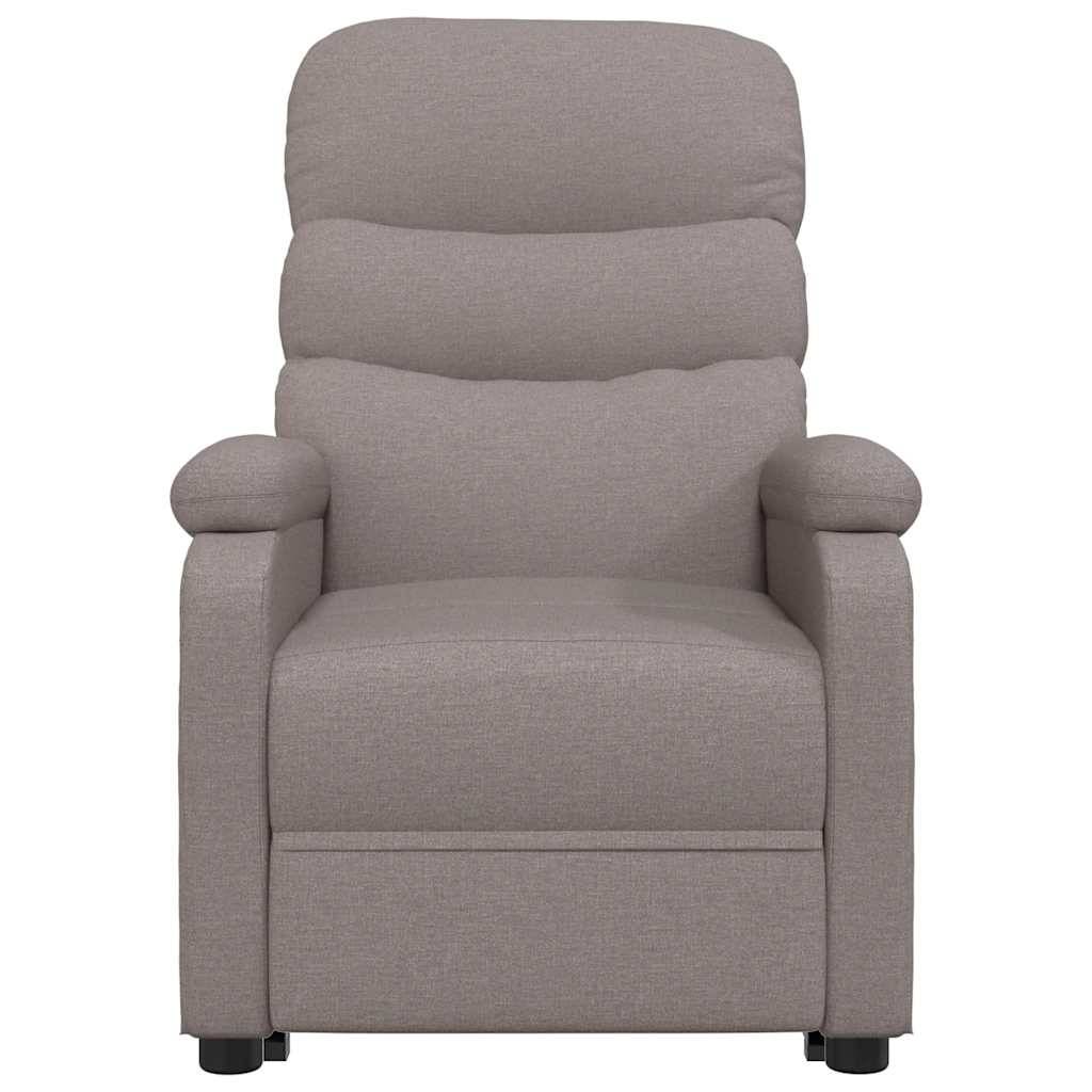 vidaXL Relaxsessel Taupe Stoff