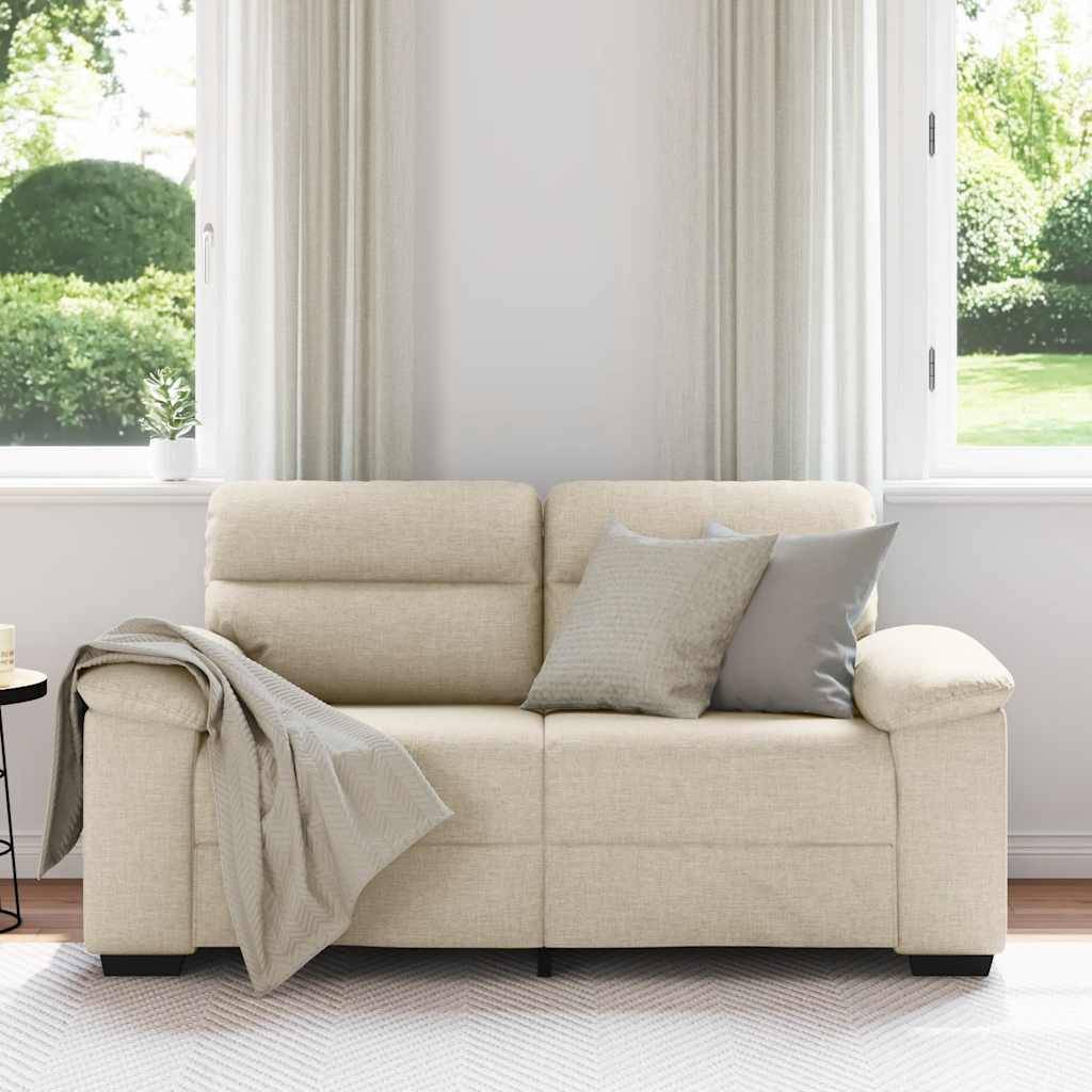 vidaXL 2-Sitzer-Sofa 120 cm Leinen