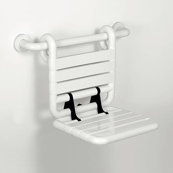 pba 01 Duschsitz, einhäng 380x480x430mm Sitzfläche klappbar, aus Nylon