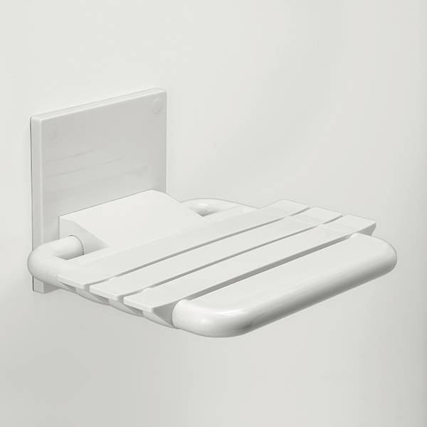 pba 01 Duschsitz, klappbar 445x400mm mit breiter Sitzfläche, aus Nylon