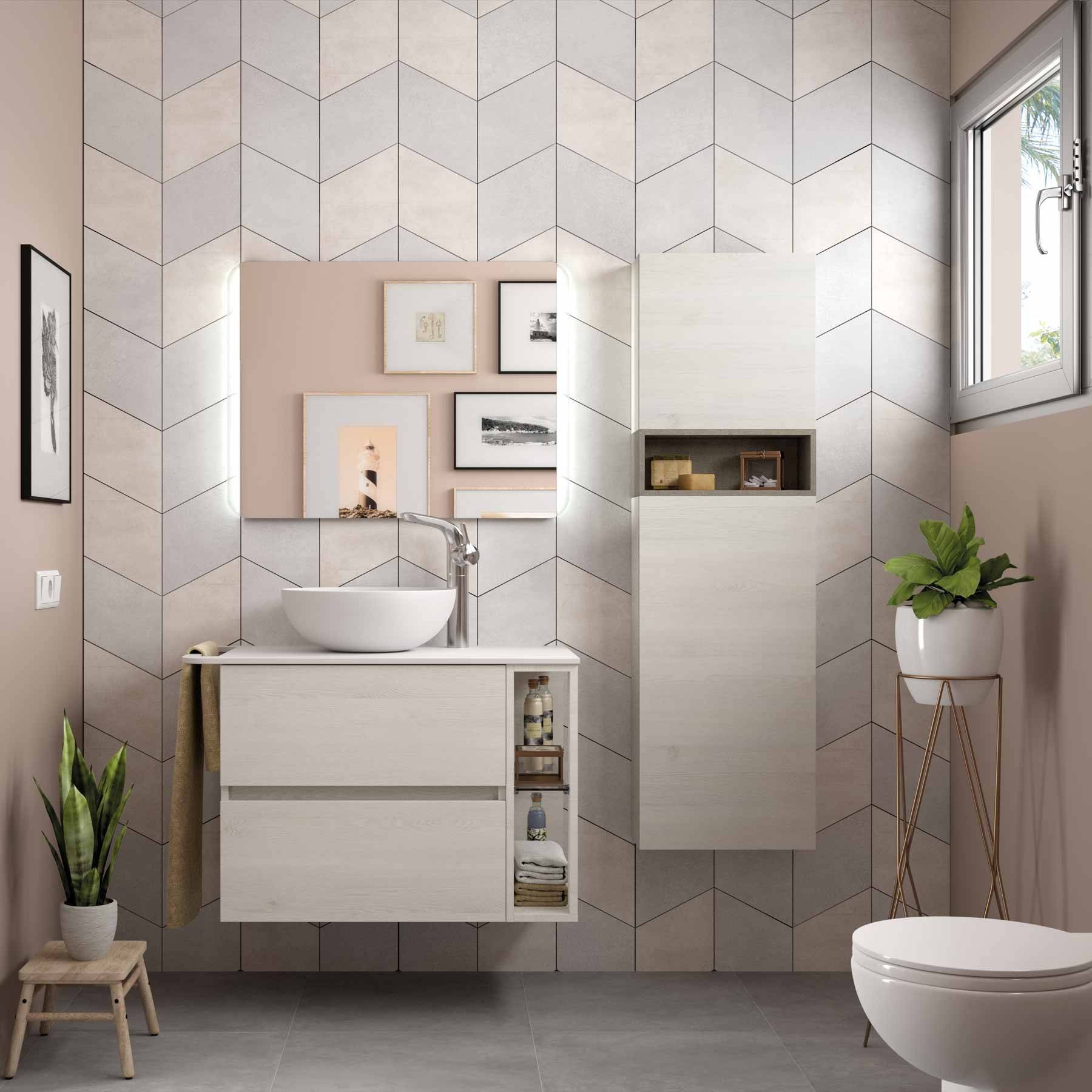 Aufsatzwaschtisch BOL SOLID SURFACE d 390 x 140 mm