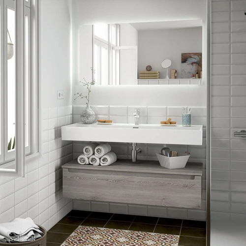 Salgar Waschtisch VENETO 1210 PORZELLAN WEIß 1210 x 120 x 460 mm Salgar Waschtisch VENETO 1210 PORZELLAN WEIß 1210 x 120 x 460 mm