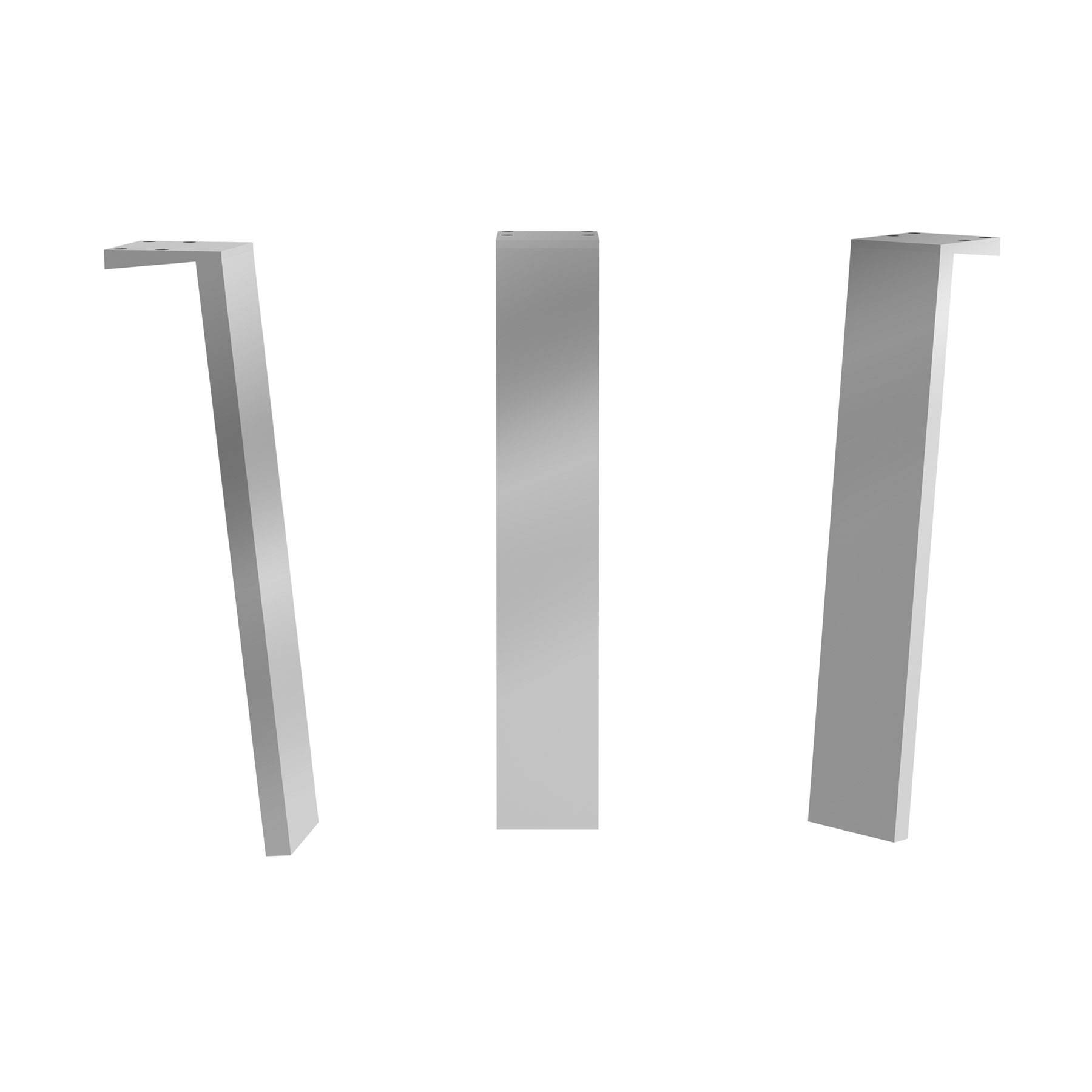 2er Set Füße KLIM 230mm eloxiertes Aluminium