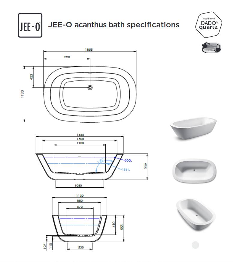 ACANTHUS Badewanne JEE-O